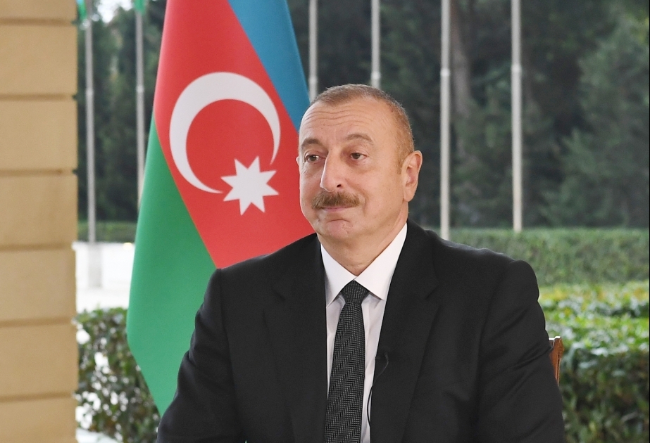 Президент Ильхам Алиев: Если мы, по утверждению армян, разрушаем церкви, то почему не разрушили церковь в Баку?