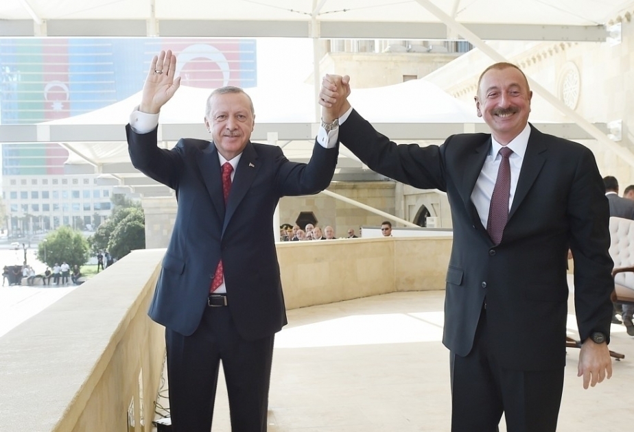 土耳其总统埃尔多安向阿塞拜疆总统表示祝贺
