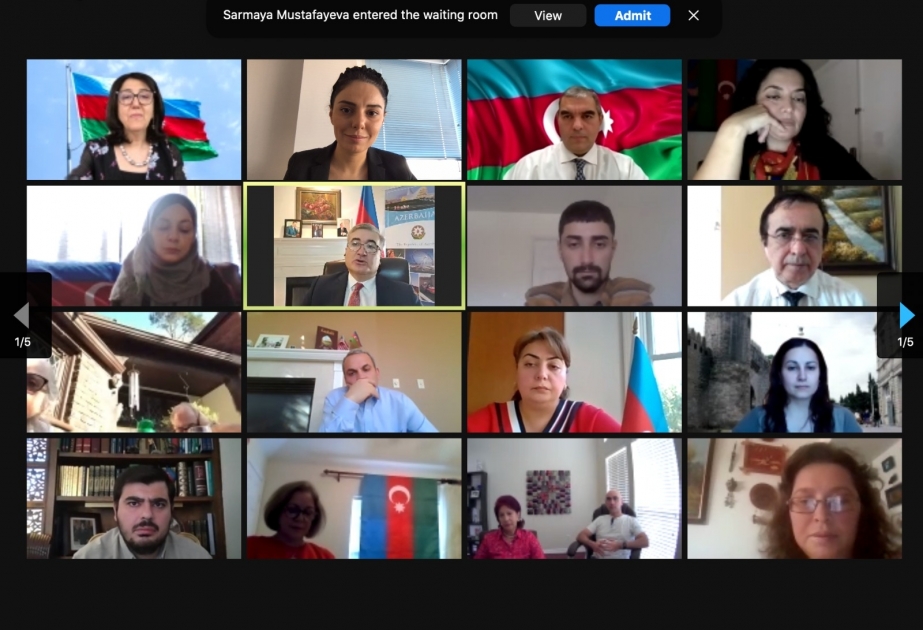 ABŞ-da yaşayan Azərbaycan icması Dövlət Bayrağı Gününü virtual formada qeyd edib
