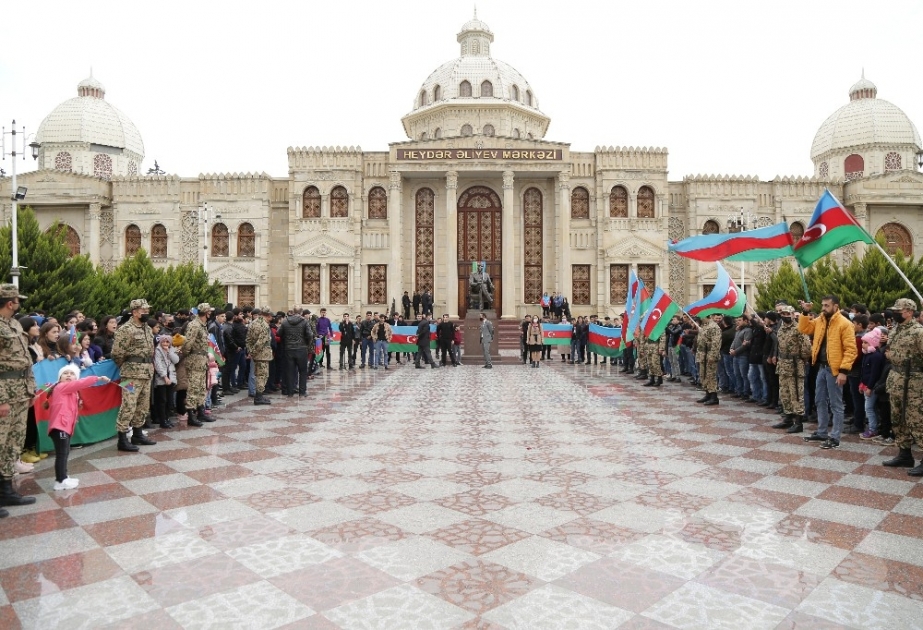 Şanlı Qələbənin sevinci: Xaçmazlıların zəfər bayramından FOTOREPORTAJ