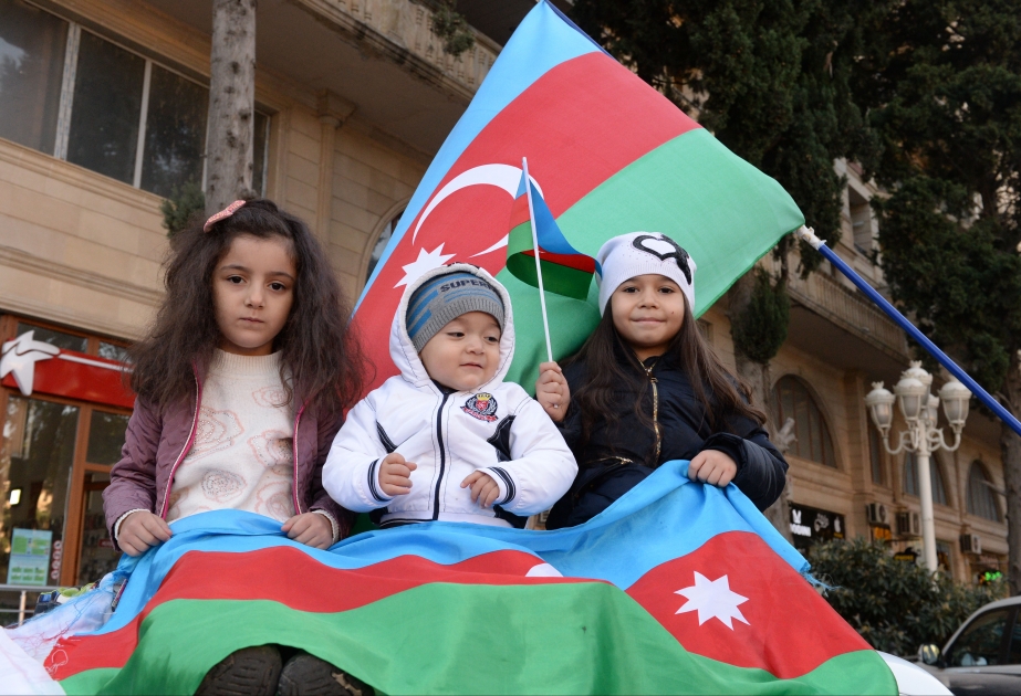 Şanlı Qələbənin sevinci: Gəncədə böyük coşqu FOTO VİDEO