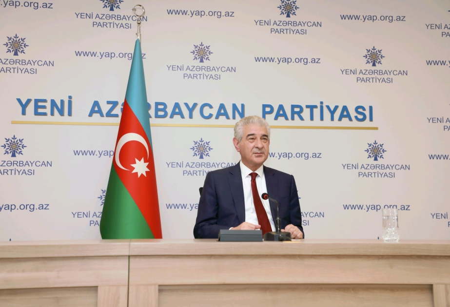 YAP-ın İcra Katibliyində “Vətən müharibəsi-Böyük qələbə” mövzusunda videokonfrans keçirilib