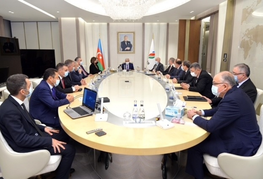 SOCAR-ın rəhbər heyəti ilə onlayn görüş keçirilib
