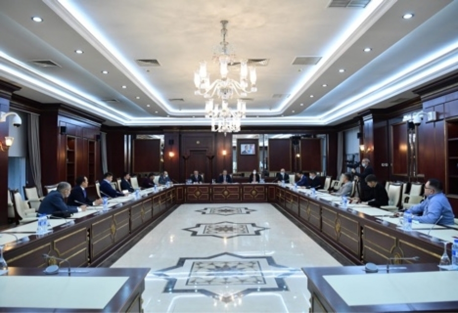Milli Məclisdə Qazaxıstanın media nümayəndələri ilə görüş keçirilib