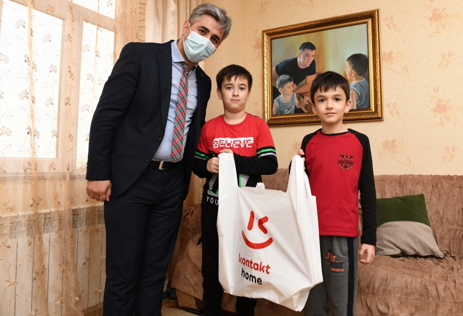 Nəqliyyat, Rabitə və Yüksək Texnologiyalar Nazirliyi şəhid övladlarını sevindirib