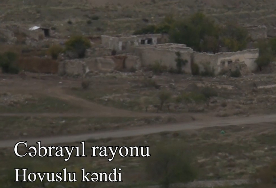 İşğaldan azad olunmuş Qubadlı rayonunun Xocik və Cəbrayıl rayonunun Hovuslu kəndlərindən videoreportaj VİDEO