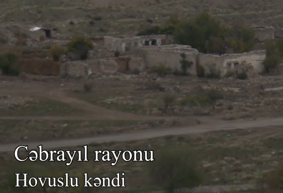 Video coverage from liberated Khojik village of Gubadli district and Hovuslu village of Jabrayil district VIDEO