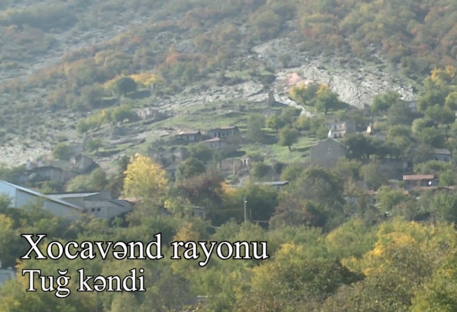 Xocavənd rayonunun işğaldan azad olunan Tuğ kəndindən videoreportaj VİDEO