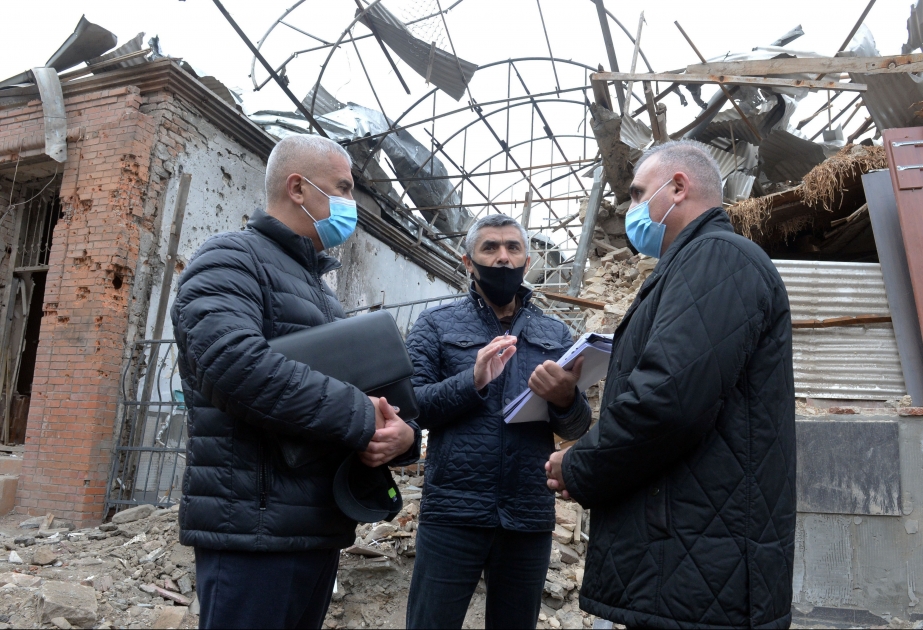Ermənistan ordusunun raket hücumları nəticəsində Gəncəyə dəymiş ziyanın qiymətləndirilməsinə başlanılıb VİDEO
