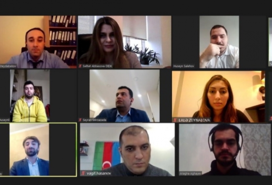 Şərqi Avropa Azərbaycanlıları Koordinasiya Şurasının təşkilatçılığı ilə videogörüş keçirilib