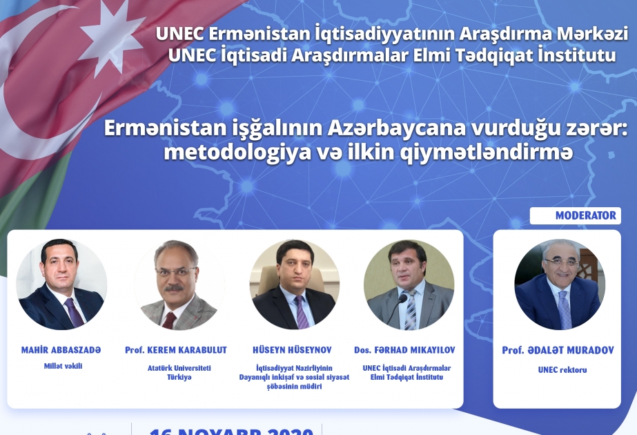 UNEC-də müzakirələr: Ermənistan işğalının Azərbaycana vurduğu zərər, metodologiya və ilkin qiymətləndirmə