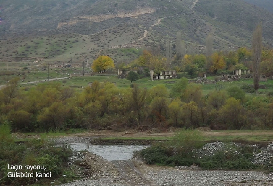 Laçın rayonunun işğaldan azad olunan Güləbürd kəndindən videoreportaj VİDEO