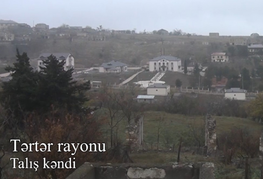 New video coverage of liberated from occupation Talish village of Tartar district VIDEO