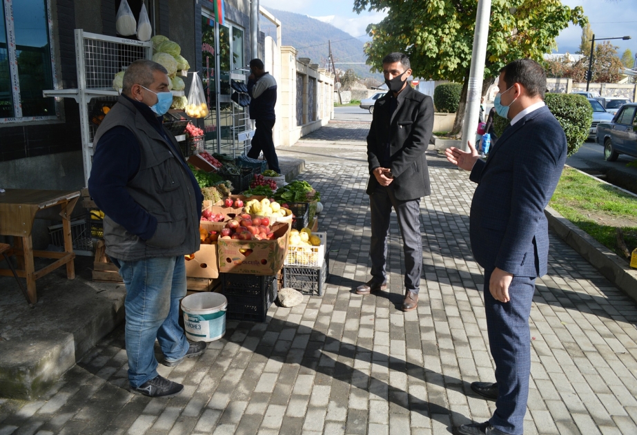 Balakəndə karantin rejimi ilə bağlı reydlər davam edir
