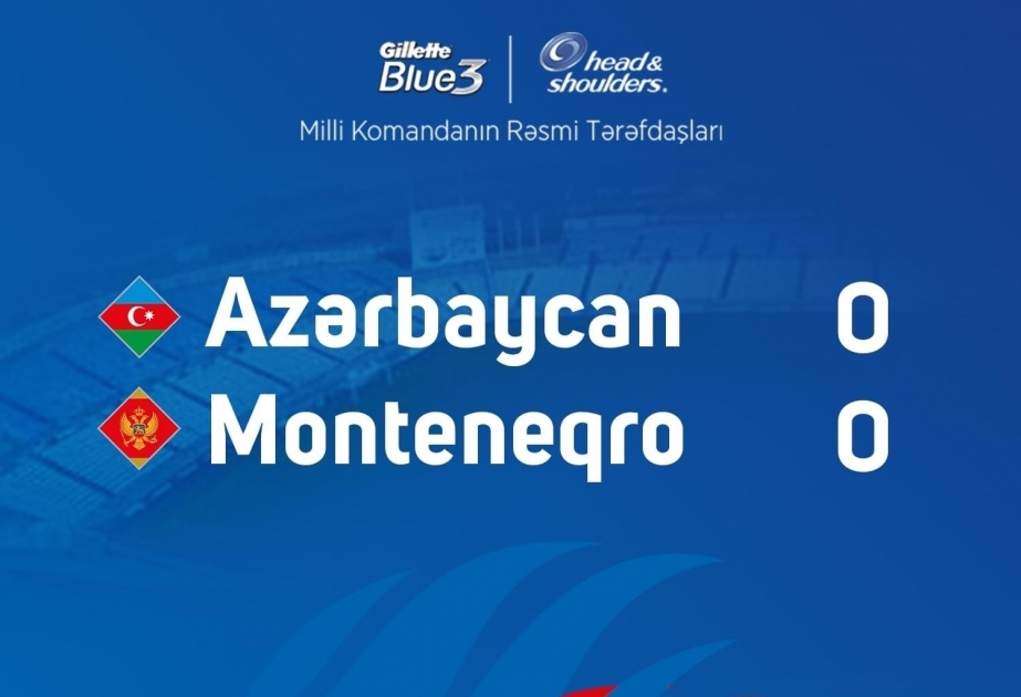 Empate sin goles entre Azerbaiyán y Montenegro