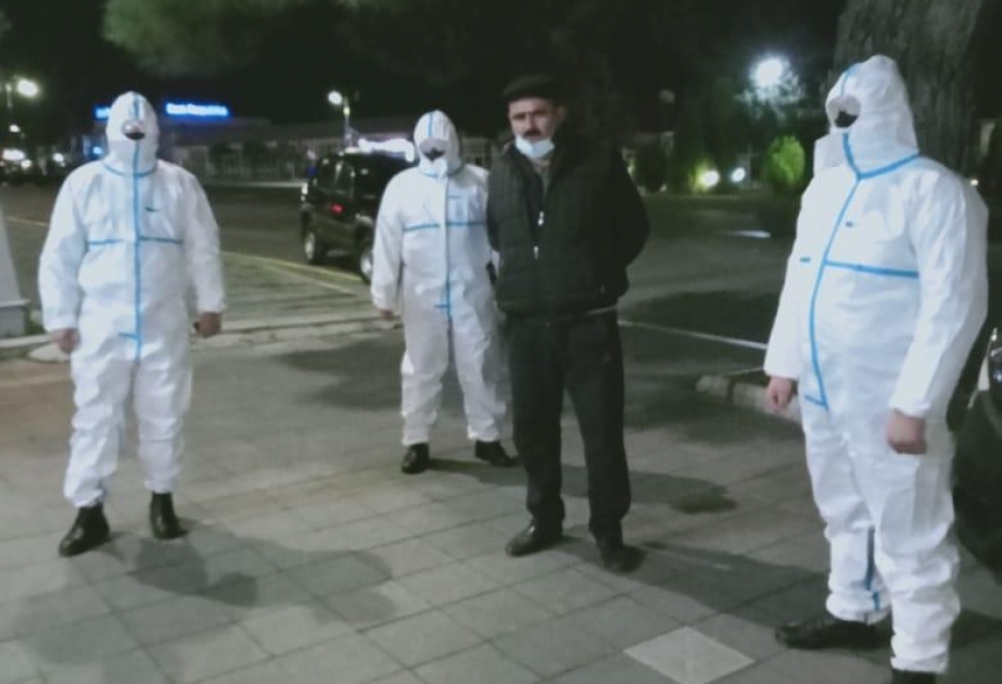 Qaxda yaşadığı ünvanı tərk edən koronavirus xəstəsi saxlanılıb