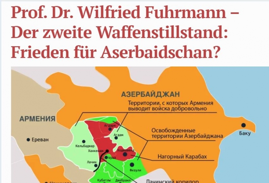 Potsdam Universitetinin professoru: Azərbaycan 27 illik danışıqlar ərzində gözlədiyini qısa müddətdə əldə etdi