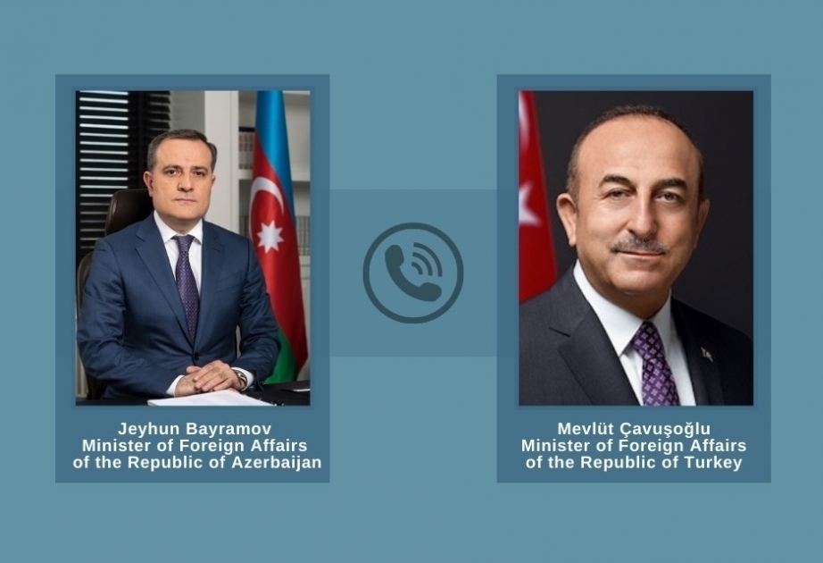 Azerbaijani, Turkish FMs hold telephone conversation