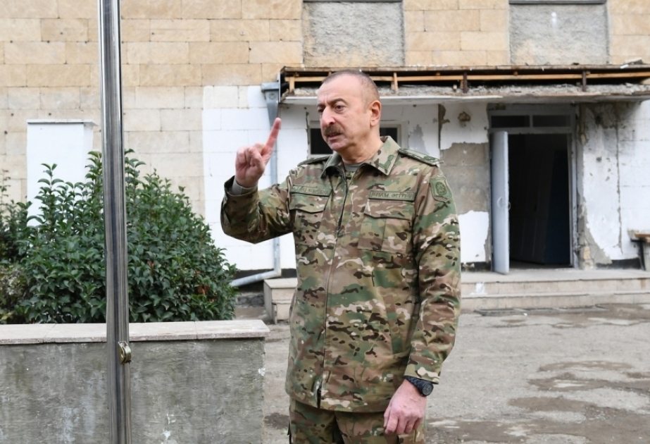 Prezident İlham Əliyev: Biz ərazi bütövlüyümüzü bərpa etmişik və heç bir statusdan söhbət gedə bilməz