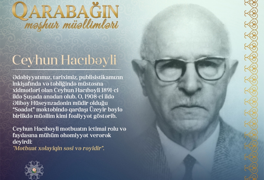 “Qarabağın məşhur müəllimləri” layihəsi davam edir – Ceyhun Hacıbəyli