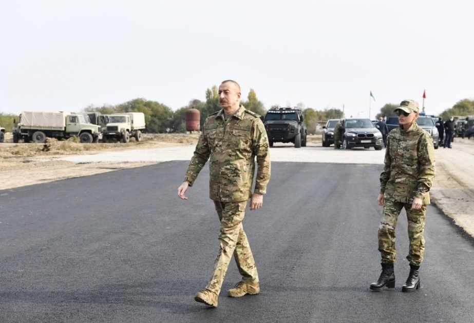 Le président Ilham Aliyev : Aujourd'hui, on pose la première pierre de la route Fuzouli-Choucha. Elle nous mène à Choucha