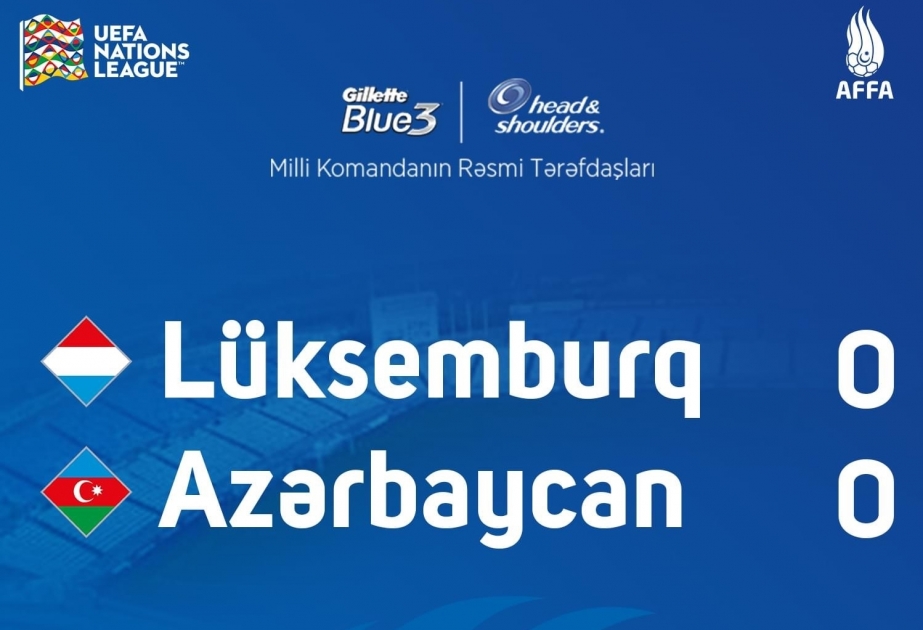 UEFA-Nationenliga: Aserbaidschan spielt unentschieden gegen Luxemburg