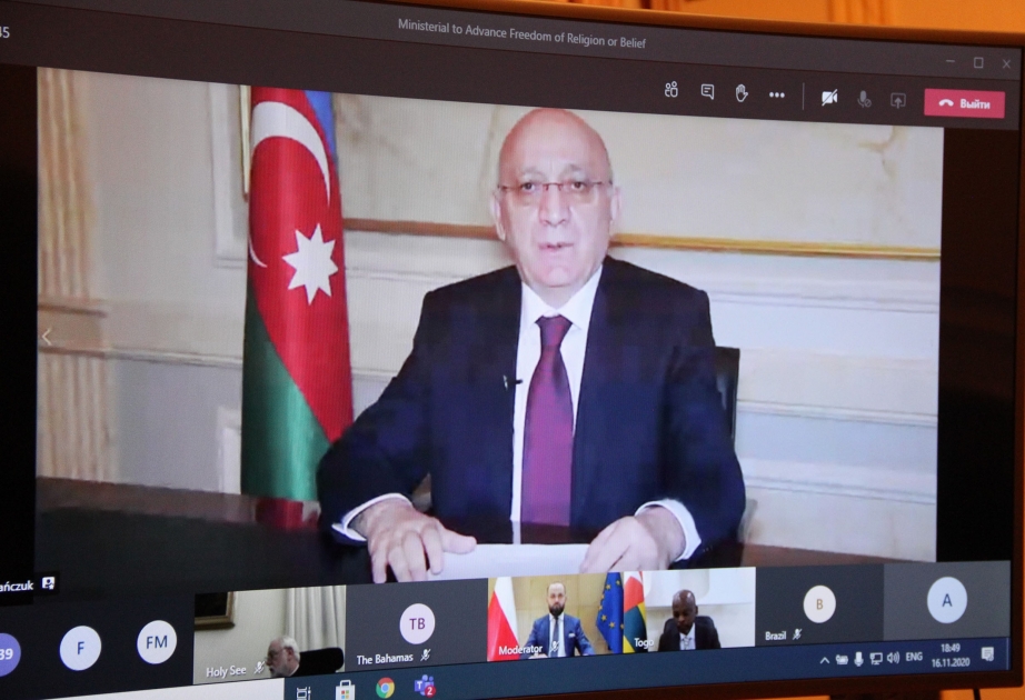 Azərbaycan Din və etiqad azadlığının irəlilədilməsi üzrə üçüncü nazirlər konfransında təmsil olunub