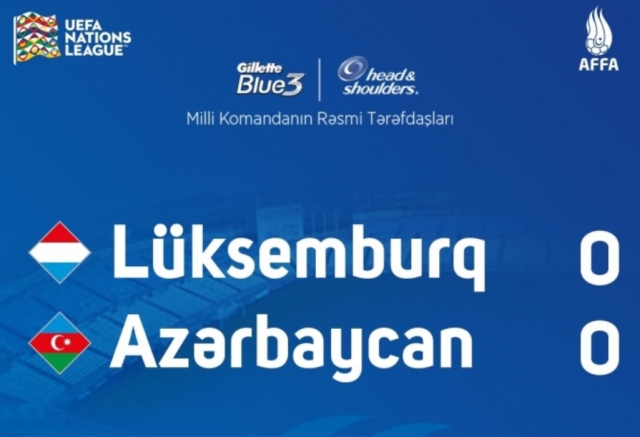 Azerbaiyán y Luxemburgo empatan sin goles en la Liga de Naciones de la UEFA