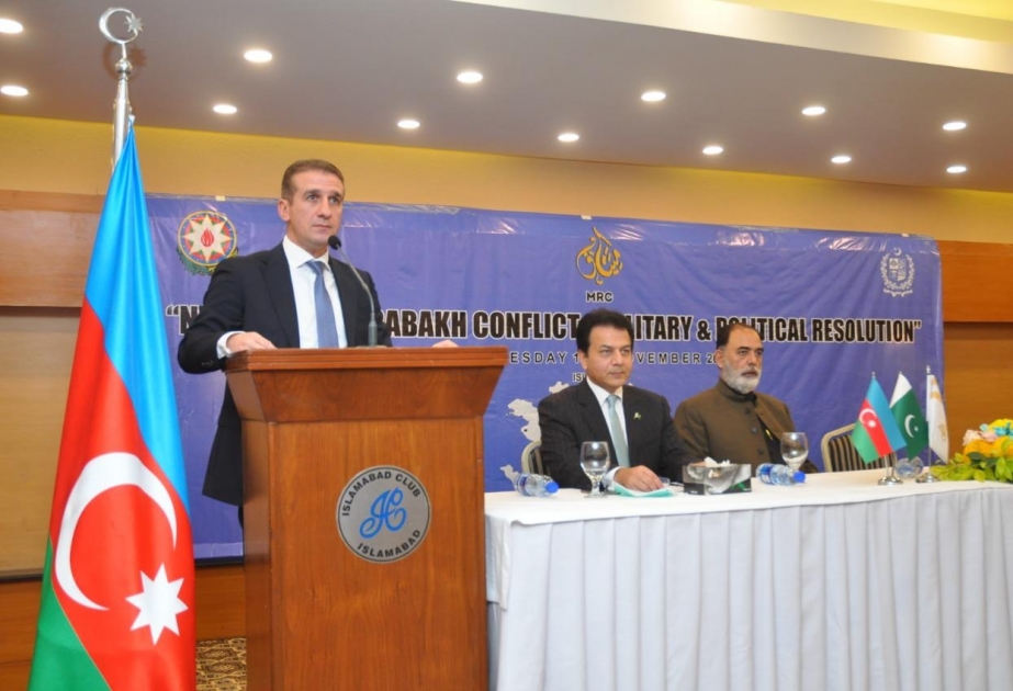 Azərbaycanın Qarabağ müharibəsindəki tarixi Qələbəsi ilə bağlı İslamabadda seminar keçirilib VİDEO