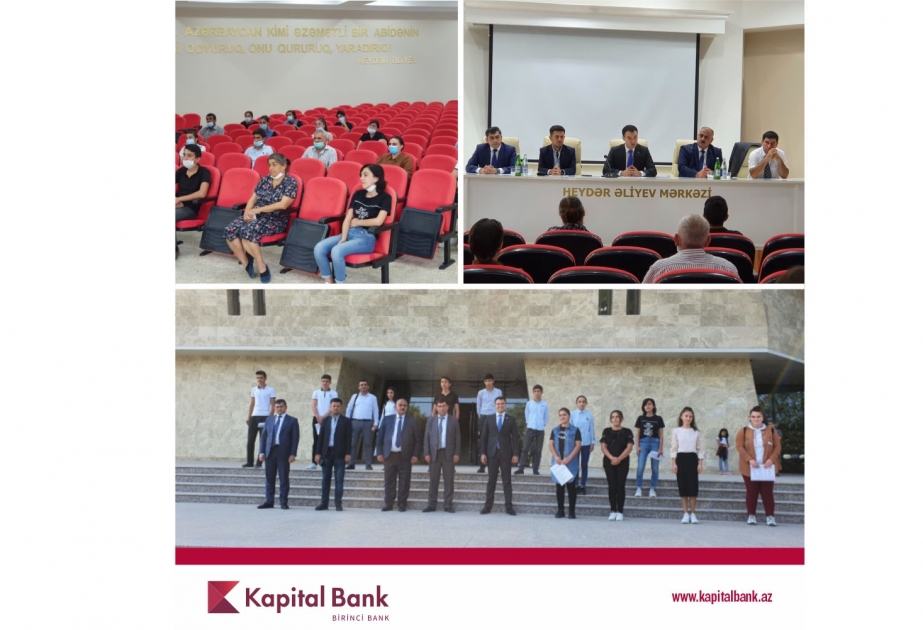 ®  “Kapital Bank” aztəminatlı ailələrdən olan abituriyentlərə dəstək göstərib