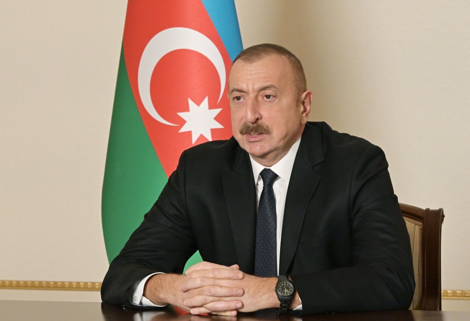 President Ilham Aliyev congratulates Azerbaijani people on liberation of Aghdam VIDEO