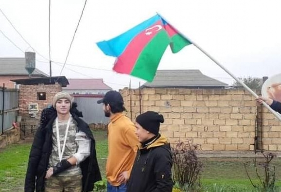 Cəlilabadda Vətən müharibəsinin qazisi böyük çoşqu ilə qarşılanıb