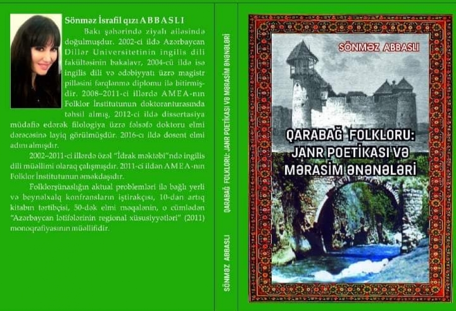 “Qarabağ folkloru: janr poetikası və mərasim ənənələri” kitabı nəşr olunub