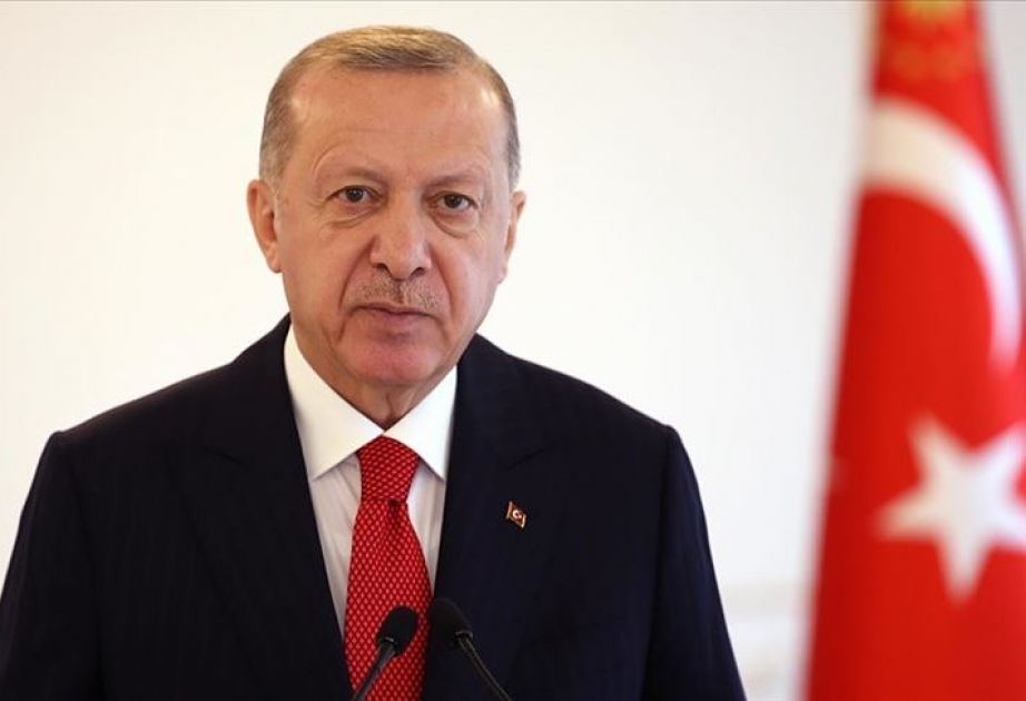 Rəcəb Tayyib Ərdoğan: Azərbaycanlı qardaşlarımızla birlikdə 30 illik acıları sona çatdıran zəfərin sevincini yaşadıq