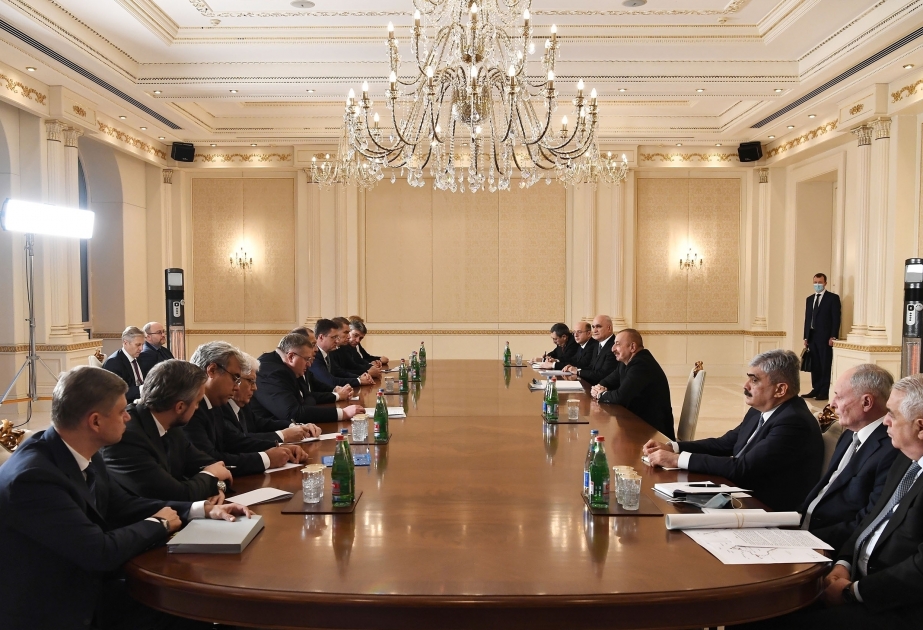 President Ilham Aliyev received Russian Foreign Minister Sergey Lavrov VIDEO