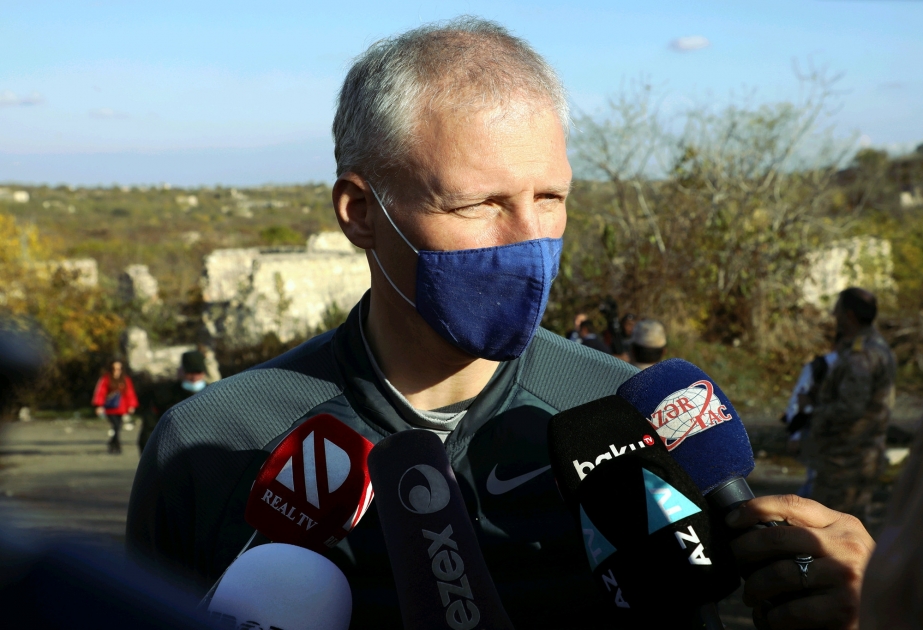 Kestutis Yankauskas: Füzulidəki dağıntıları gözlərimizlə gördük VİDEO