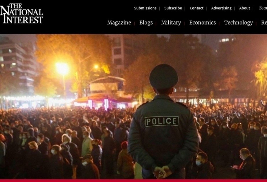 Artículo sobre los aspectos jurídicos del conflicto armenio-azerbaiyano publicado en la edición americana "The National Interest"