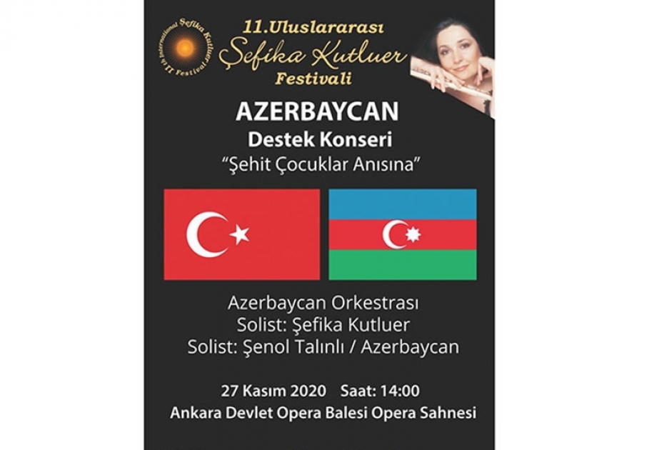 Ankara Opera və Balet Teatrında ölkəmizə dəstək məqsədilə bədii proqram təqdim ediləcək