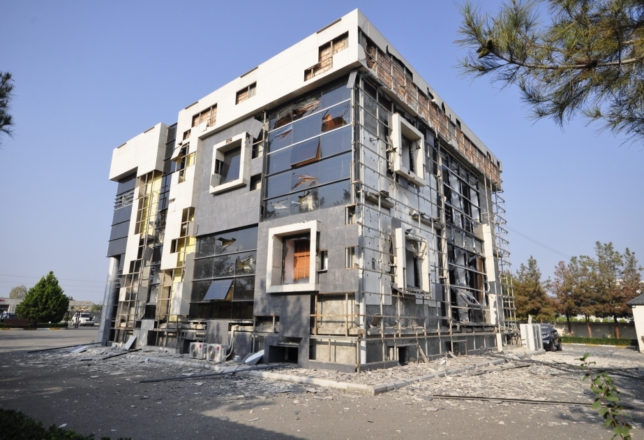 Como resultado de la agresión armenia, 180 casas fueron dañadas en el distrito de Bardá