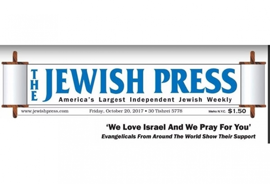 “Jewish Press”: Qarabağ Azərbaycanın beynəlxalq birlik tərəfindən tanınan, ayrılmaz hissəsidir