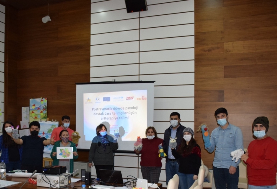 COVID-19 pandemiyasından və müharibədən zərər çəkmiş uşaqlara dəstək məqsədilə təlimlər keçirilib