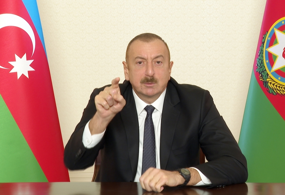 Президент Ильхам Алиев: Пусть тот, кто хочет обвинить нас в чем-то, сначала посмотрит в зеркало