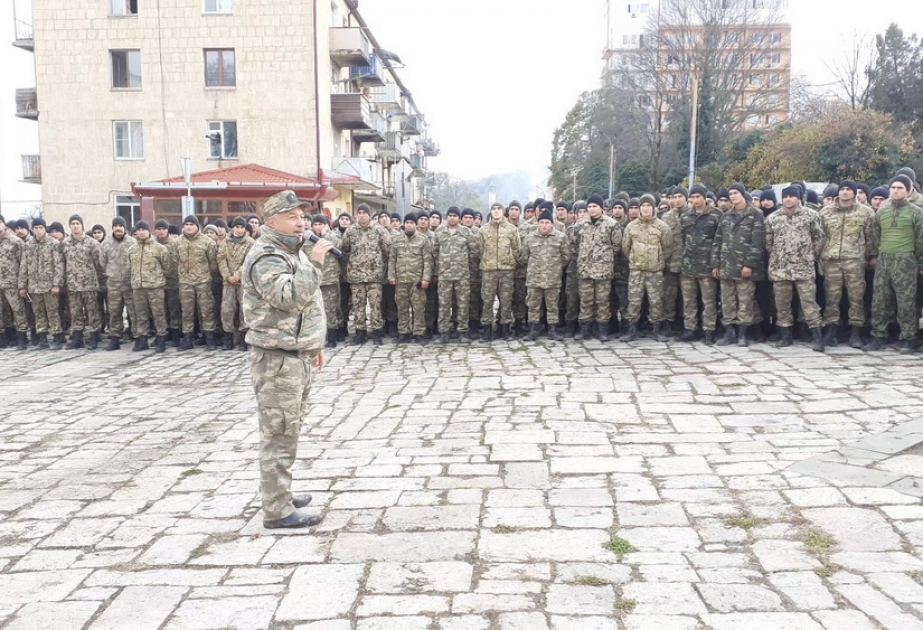 “Vətən müharibəsində möhtəşəm Qələbəyə görə sağ ol, Azərbaycan əsgəri!” devizi altında tədbirlər keçirilib