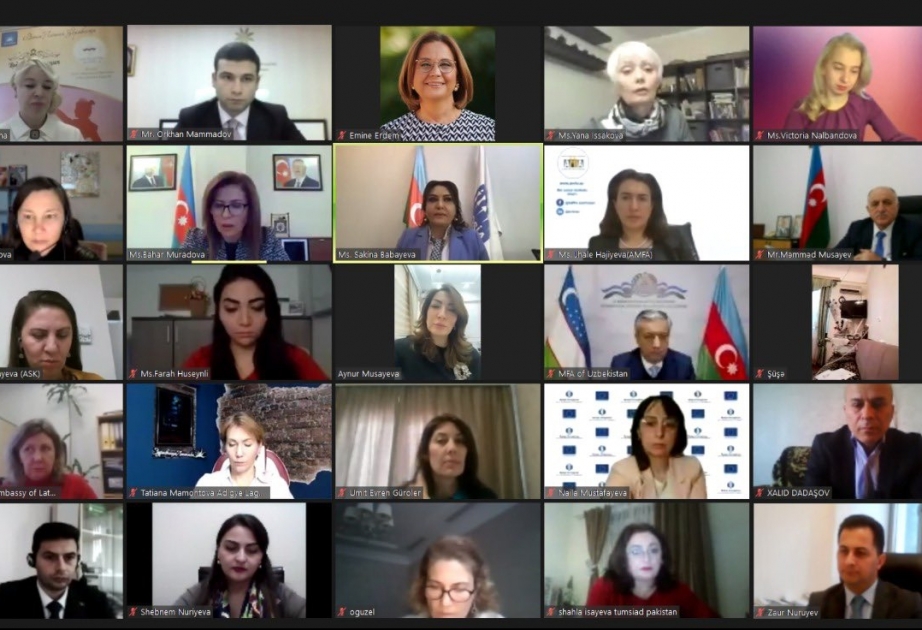KOBİA qadın sahibkarlığına dair onlayn forumda iştirak edib