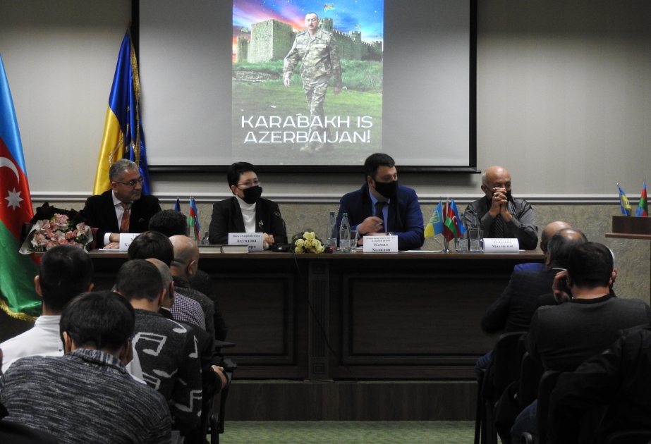 Azərbaycanın Poltavadakı diaspor fəalları Müzəffər Ali Baş Komandanın rəhbərliyi ilə qazanılan Qələbədən qürurlandıqlarını bildiriblər VİDEO