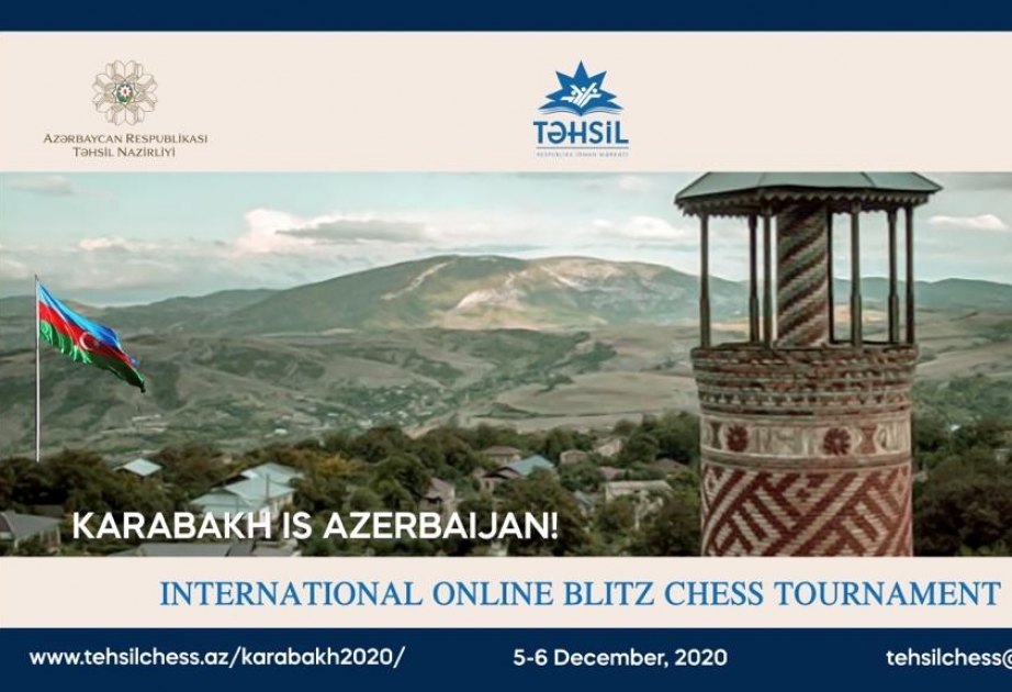 “Qarabağ Azərbaycandır!” onlayn beynəlxalq şahmat turniri keçiriləcək