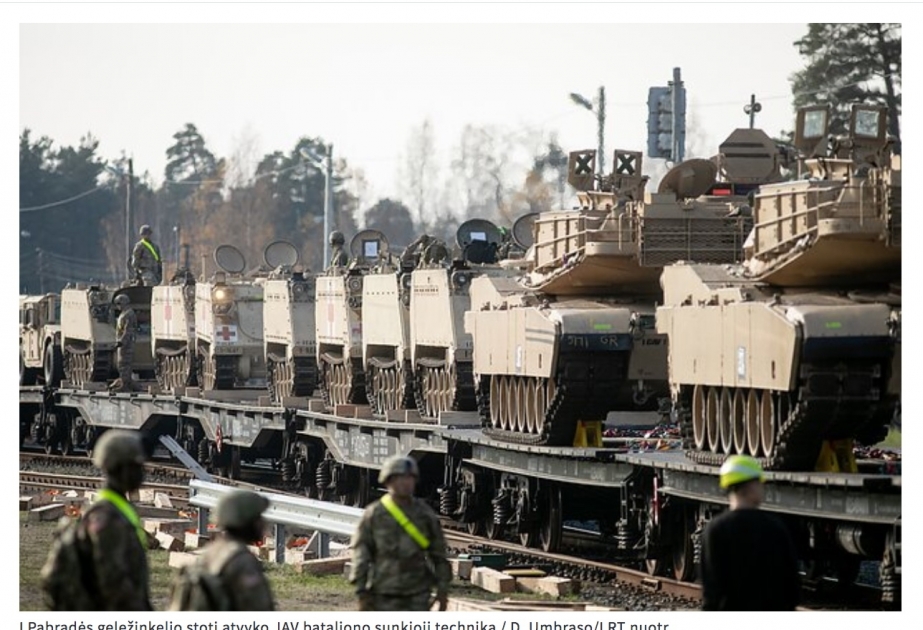“Rail Baltica” dəmir yolu xətti NATO-nun hərbi texnikalarının daşınması üçün uyğunlaşdırılacaq