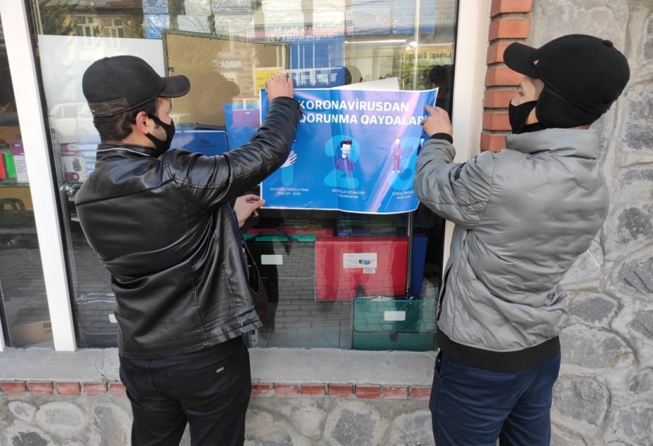 Şəkidə koronavirus pandemiyasına qarşı mübarizə tədbirləri davam edir