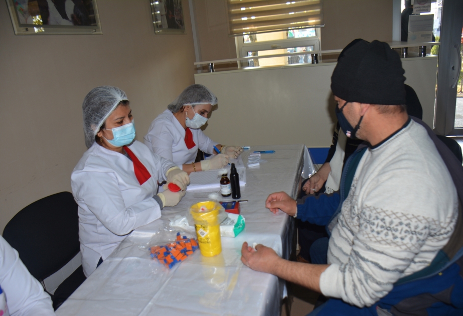 Zaqatalada 55 nəfər könüllü qan verib