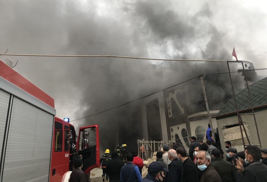 Bakının Sabunçu rayonunda yanğın olub
